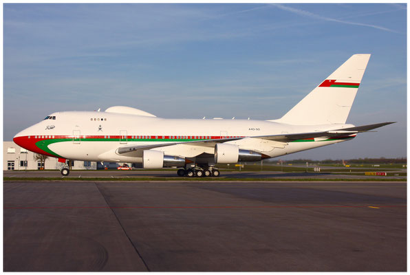 Oman Royal Flight / Boeing 747 SP / A4O-SO / 26.04.2012 / © Martin Hackl