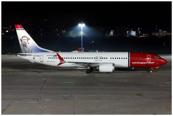 Norwegian Air Shuttle / Boeing 737-8 MAX / EI-FYB / 02.02.2019 / © Berni Müller