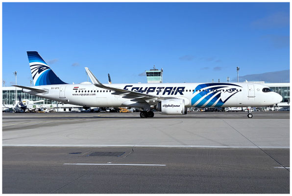 Egyptair / Airbus A321-200 Neo / SU-GFS / 12.01.2025 / © Martin Hackl