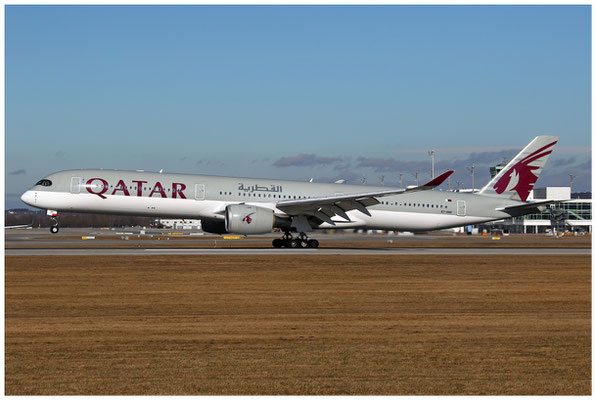 Qatar Airways / Airbus A350-1000 / A7-ANH / 09.02.2022 / © Martin Hackl