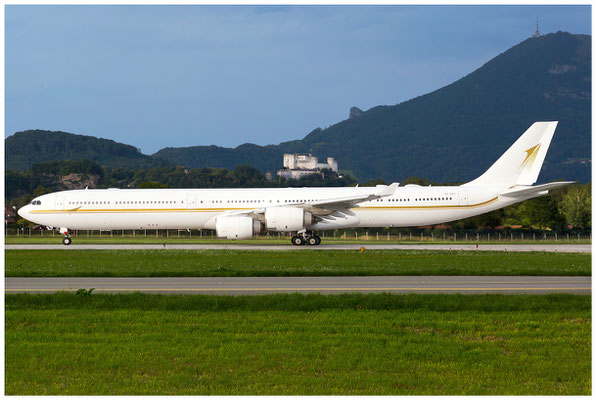 Sky Prime Aviation / Airbus A340-600 / HZ-SKY / 24.06.18 SZG / © Berni Müller