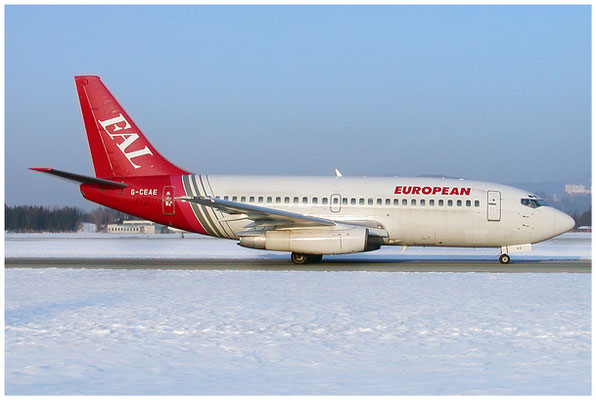 European Air Charter (EAL) / Boeing 737-200 / G-CEAE / 11.01.2003 / © Berni Müller