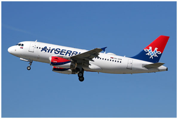Air Serbia / Airbus A319-100 / YU-APB / 10.04.2020 / © Martin Hackl