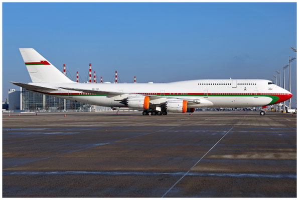 Oman Royal Flight / Boeing 747-800 BBJ / A4O-HMS / 18.01.2026 / © Martin Hackl