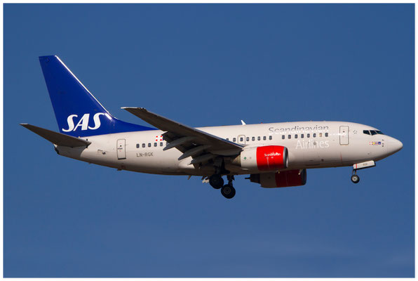 Scandinavian Airlines (SAS) / Boeing 737-600 / LN-RGK / 09.03.2014 / © Berni Müller