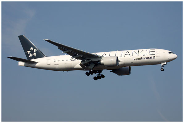 Continental Airlines / Boeing 777-200 / N77022 / 05.03.2011 / © Martin Hackl