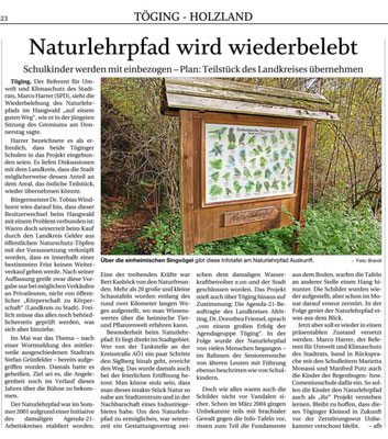 03.11.2023 - Naturlehrpfad wird wiederbelebt - pnp