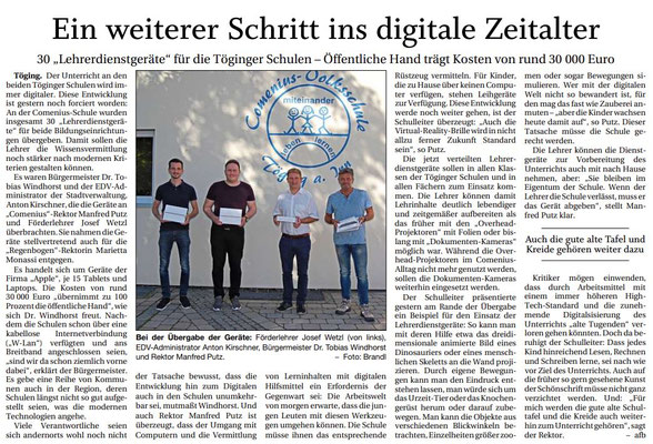 16.06.2021 - Ein weiterer Schritt ins digitale Zeitalter - pnp