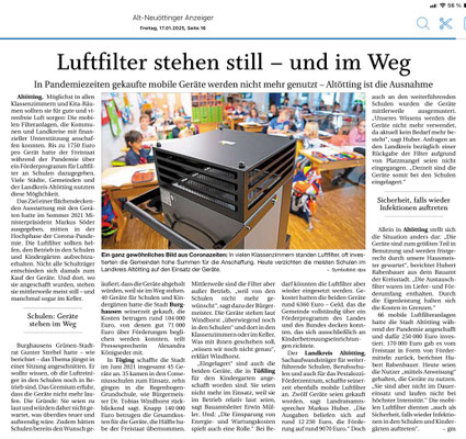 17.01.2025 - Lüfter stehen still - und im Weg - pnp