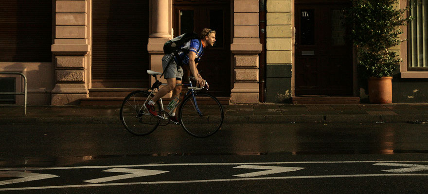 bike courier in Frankfurt