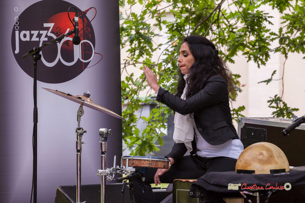 Sabrina Romero; Nicolas Saez Quartet. Festival JAZZ360, Château Duplessy, Cénac. 10/06/2019