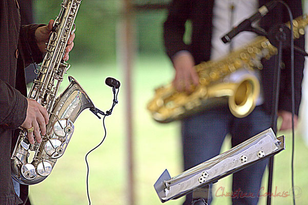 Saxophone alto de Laurent Robino; Naxee Quintet, Festival JAZZ360 2012, Quinsac. Dimanche 10 juin 2012
