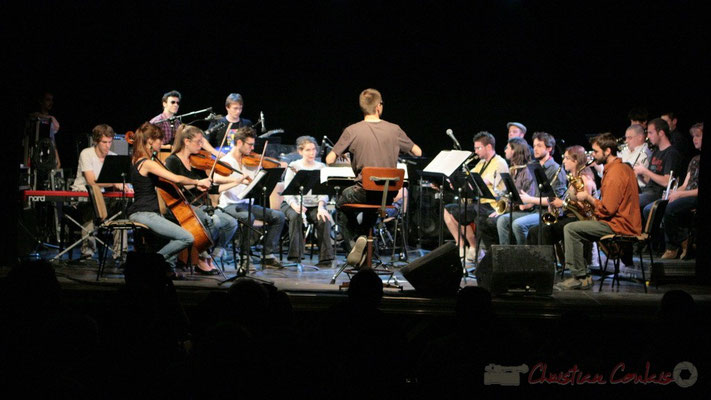 Big Band du Conservatoire Jacques Thibaud, section Musiques Actuelles Amplifiées-Jazz. Festival JAZZ360 2011, Cénac. 03/06/2011