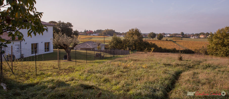 3 Point de vue vers Chabrot et le Cloutet, avenue de Mons, Cénac, Gironde. 16/10/2017