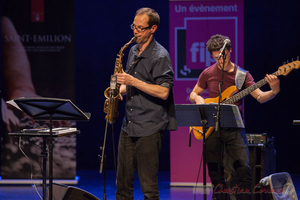 Julien Dubois, Ouriel Ellert, quartet Le JarDin. Tremplin Action Jazz 2017. Le Rocher de Palmer