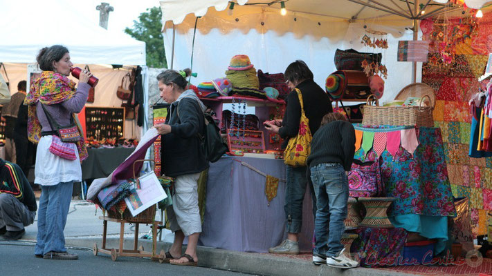 Boutiques artisanales et restauration sur place, Festival JAZZ360 2011, Cénac. 04/06/2011