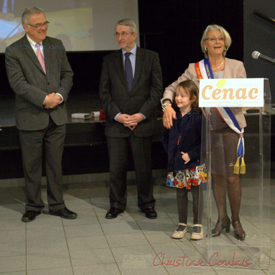 Honorariat de Simone Ferrer et Gérard Pointet, anciens Maires de Cénac, vendredi 3 avril 2015