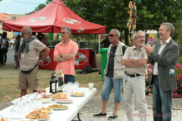Apéritif inaugural en hommage aux bénévoles, Festival JAZZ360 2011, Cénac. 04/06/2011