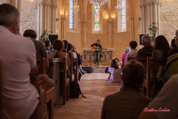 Concert de Raoul Vignal en l'église de Saint-Brice. Ouvre la voix, samedi 4 septembre 2021. Photographie © Christian Coulais