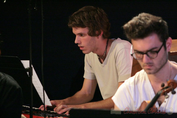 Pianiste, Big Band du Conservatoire Jacques Thibaud, section MAA-Jazz. Festival JAZZ360 2011, Cénac. 03/06/2011