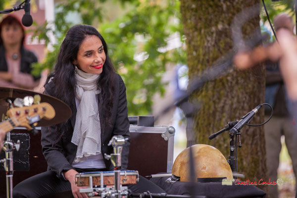 Sabrina Romero; Nicolas Saez Quartet. Festival JAZZ360, Château Duplessy, Cénac. 10/06/2019