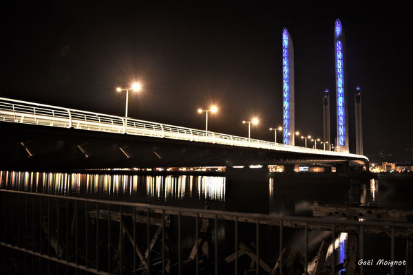 Le pont Jacques Chaban-Delmas photographié par Gaël Moignot. Bordeaux, 27 février 2019