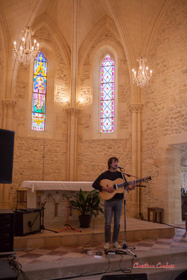 Raoul Vignal en concert, église de Saint-Brice. Ouvre la voix, samedi 4 septembre 2021. Photographie © Christian Coulais