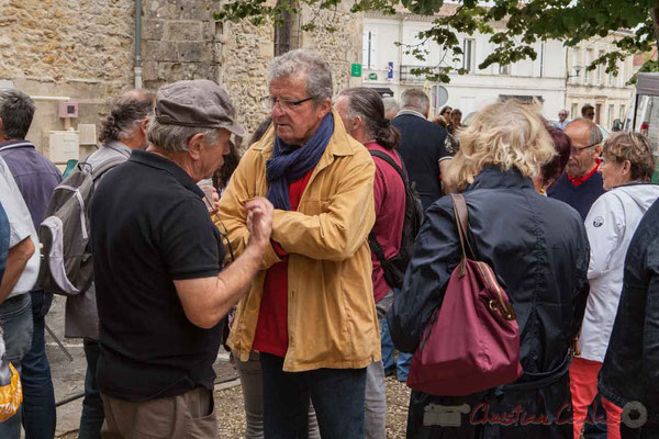 L'apéritif offert par la Mairie de Camblanes-et-Meynac réunit riverains, bénévoles et partenaires. Festival JAZZ360 2016, 11/06/2016