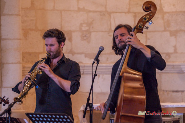 Maxime Berton, François Poitou; François Poitou Quintet. Festival JAZZ360 2019, Cénac. 07/06/2019