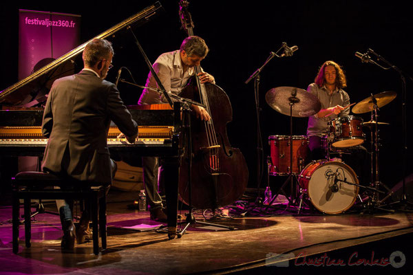 Trio Marcelle, Cédric Jeanneaud, Laurent Vanhée, Jéricho Ballan. Soirée Cabaret JAZZ360, Cénac, 05/11/2016