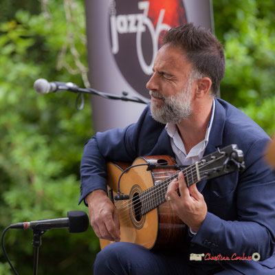 Nicolas Saez; Nicolas Saez Quartet. Festival JAZZ360, Château Duplessy, Cénac. 10/06/2019