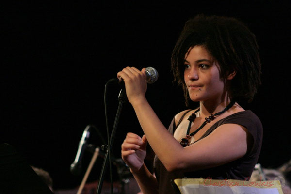 Chanteuse, Big Band du Conservatoire Jacques Thibaud, section MAA-Jazz. Festival JAZZ360 2011, Cénac. 03/06/2011