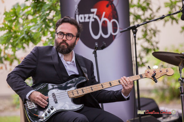 Julien Cridelause; Nicolas Saez Quartet. Festival JAZZ360, Château Duplessy, Cénac. 10/06/2019