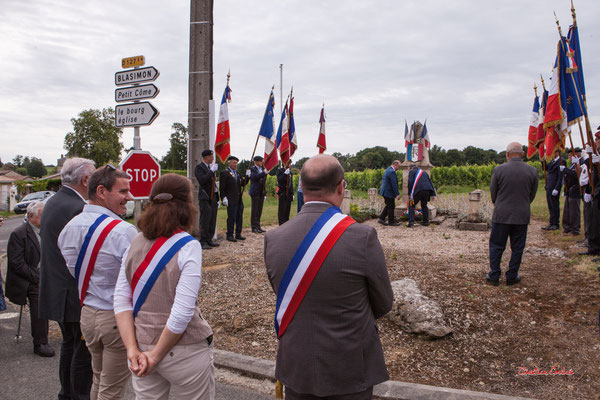 Quatre-vingtième anniversaire du Souvenir et de la Mémoire de la Résistance, stèle de Mauriac, en présence de Mathilde Feld, députée de Gironde. Dimanche 14 juillet 2024. Photographie © Christian Coulais