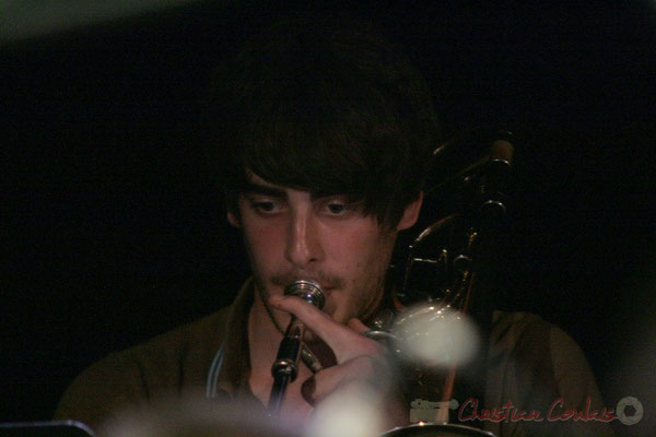 Tromboniste, Big Band du Conservatoire Jacques Thibaud, section MAA-Jazz. Festival JAZZ360 2011, Cénac. 03/06/2011