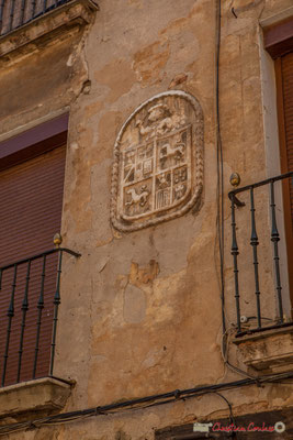 Blason de maison noble /  Escudo de armas de la casa noble, Tudela, Navarra