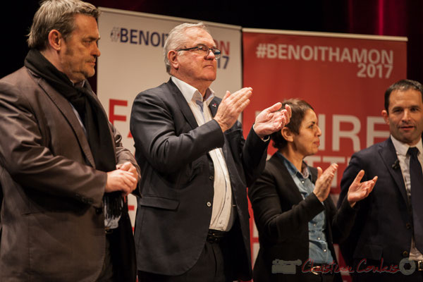 Pascal Lafargue, Jean-Marie Darmian, Naïma Charaï, Benoît Hamon, Théâtre Fémina, Bordeaux