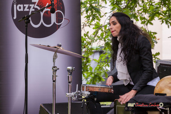 Sabrina Romero; Nicolas Saez Quartet. Festival JAZZ360, Château Duplessy, Cénac. 10/06/2019