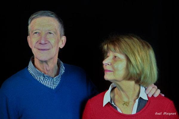 Michèle Pointet et Gérard Pointet photographiés par Gaël Moignot. Cénac, samedi 2 février 2019