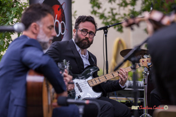 Julien Cridelause; Nicolas Saez Quartet. Festival JAZZ360, Château Duplessy, Cénac. 10/06/2019