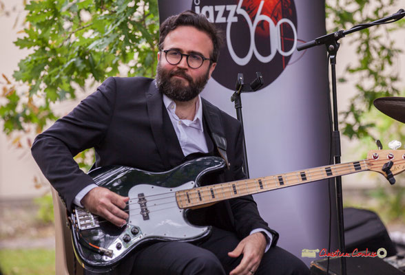 Julien Cridelause; Nicolas Saez Quartet. Festival JAZZ360, Château Duplessy, Cénac. 10/06/2019