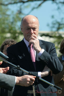 Alain Rousset, Président du Conseil régional d'Aquitaine, inauguration de l'Aérocampus Aquitaine, Latresne, 14 avril 2011