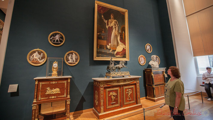 L'Empereur Napoléon Ier en costume de sacre, François Gérard, Salle Finacor, Musée du Louvre