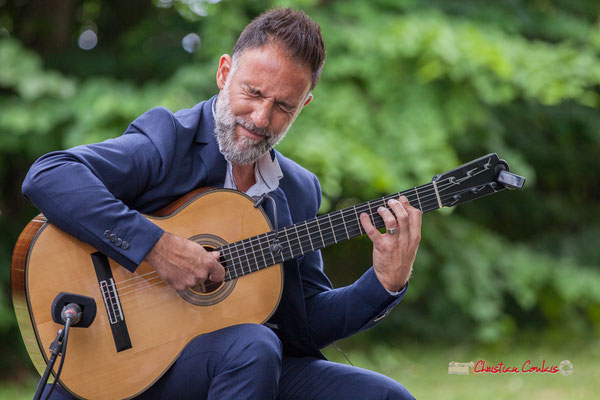 Nicolas Saez; Nicolas Saez Quartet. Festival JAZZ360, Château Duplessy, Cénac. 10/06/2019