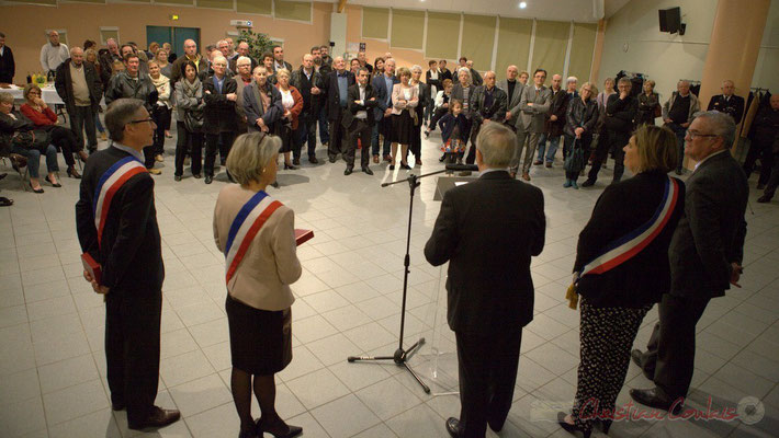 Honorariat de Simone Ferrer et Gérard Pointet, anciens Maires de Cénac, vendredi 3 avril 2015