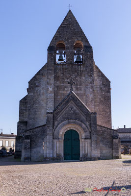 L'église Saint-André, XIIème siècle, par Christian Coulais. Cénac d'aujourd'hui. 10/02/2018