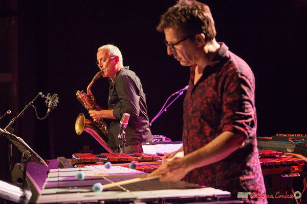 François Corneloup; Franc Tortiller / François Corneloup Duo. Festival JAZZ360, Cénac, 10 juin 2017