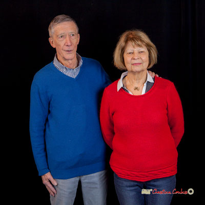 Michèle et Gérard Pointet photographiés par Christian Coulais. Cénac, samedi 2 février 2019