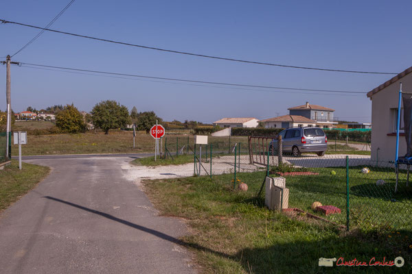 1 Côté est. Allée du Cloutet, Cénac, Gironde. 16/10/2017