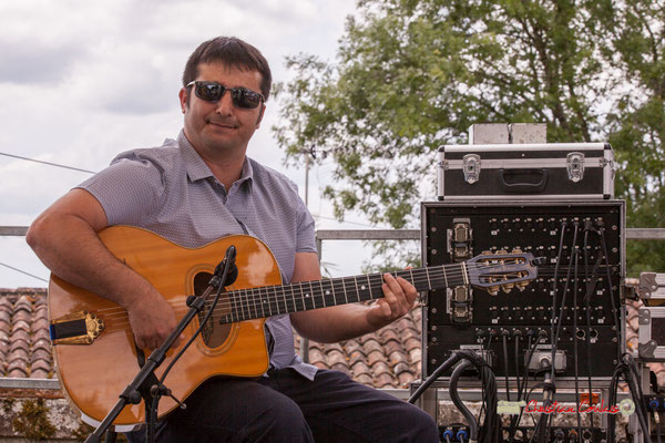 Ugo Leduc; Swing Home Trio. Festival JAZZ3602019, Camblanes-et-Meynac. 08/06/2019